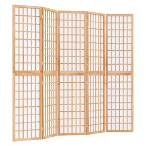 vidaXL 5-paneles jap&aacute;n st&iacute;lus&uacute; &ouml;sszecsukhat&oacute; parav&aacute;n 200 x 170 cm