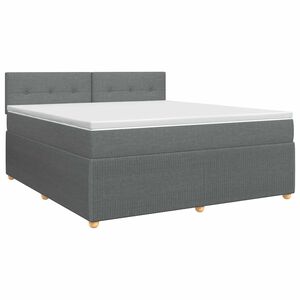 vidaXL Boxspring &aacute;gy matraccal S&ouml;t&eacute;tsz&uuml;rke 140 x 200 cm Sz&ouml;vet