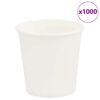 vidaXL 1000 db feh&eacute;r pap&iacute;r k&aacute;v&eacute;scs&eacute;sz&eacute;k 4oz 100ml