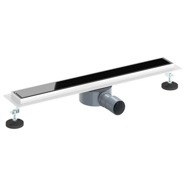 vidaXL Zuhanylefoly&oacute; &uuml;veg fed&eacute;llel &eacute;s 360&deg;-os szifonnal Fekete 60 cm