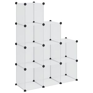 vidaXL &aacute;tl&aacute;tsz&oacute; polipropil&eacute;n t&aacute;rol&oacute;kocka 9 db kock&aacute;val