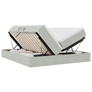 vidaXL &Aacute;gy t&aacute;rol&oacute;val &eacute;s matraccal Vil&aacute;gossz&uuml;rke 180 x 200 cm B&aacute;rsony