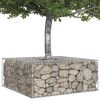 vidaXL Gabion emelt &aacute;gy Ez&uuml;st 100 x 100 x 40 cm Horganyzott ac&eacute;l