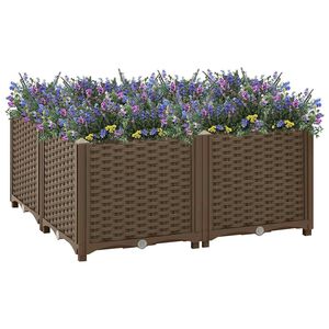 vidaXL polipropil&eacute;n magas&aacute;gy&aacute;s 80 x 80 x 38 cm
