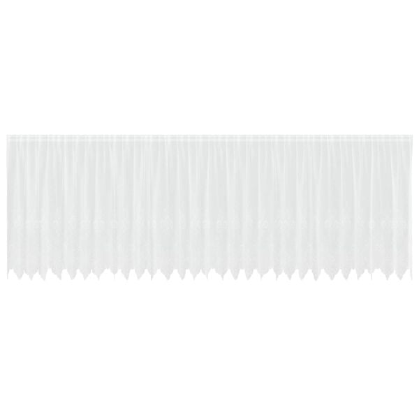 vidaXL Csipk&eacute;s F&uuml;gg&ouml;ny f&uuml;gg&ouml;ny&ouml;kkel Feh&eacute;r 180 x 750 cm Poli&eacute;szter