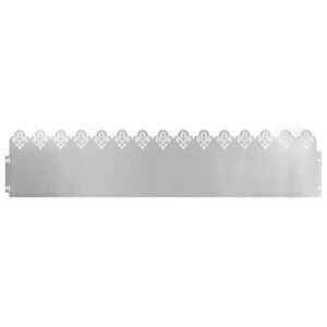 vidaXL Gyepszeg&eacute;lyek 10 db 103 x 0,05 x 22 cm Horganyzott Ac&eacute;l Ez&uuml;st