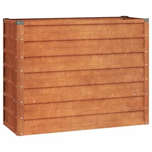 vidaXL rozsda sz&iacute;nű corten ac&eacute;l kerti magas&aacute;gy&aacute;s 100 x 40 x 77 cm