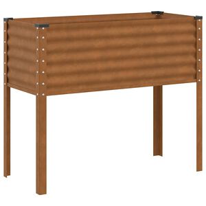 vidaXL kerti vir&aacute;gl&aacute;da 100 x 45 x 90 cm időj&aacute;r&aacute;s&aacute;ll&oacute; ac&eacute;lb&oacute;l