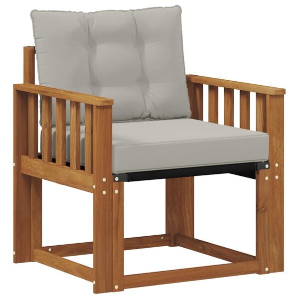 vidaXL K&uuml;lt&eacute;ri kanap&eacute; szett T&ouml;m&ouml;r ak&aacute;cfa &eacute;s textil&eacute;n