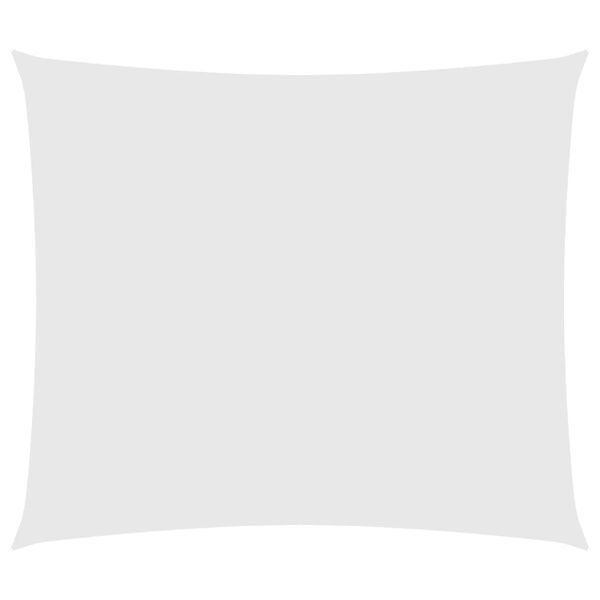 vidaXL feh&eacute;r t&eacute;glalap alak&uacute; oxford-sz&ouml;vet napvitorla 2,5 x 3 m