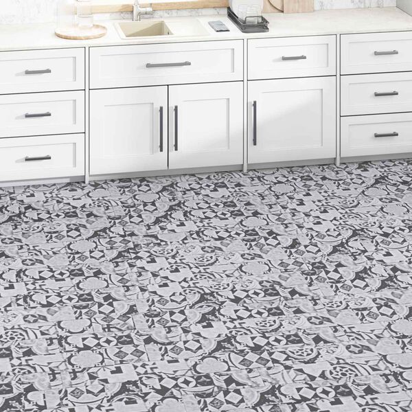 vidaXL Padl&oacute;deszk&aacute;k 36 pcs Sz&uuml;rke 5,02 m&sup2; PVC