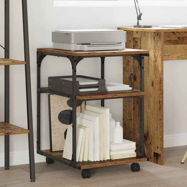 vidaXL Nyomtat&oacute;&aacute;llv&aacute;ny &Ouml;reg fa 43 x 48 x 64 cm Faanyag