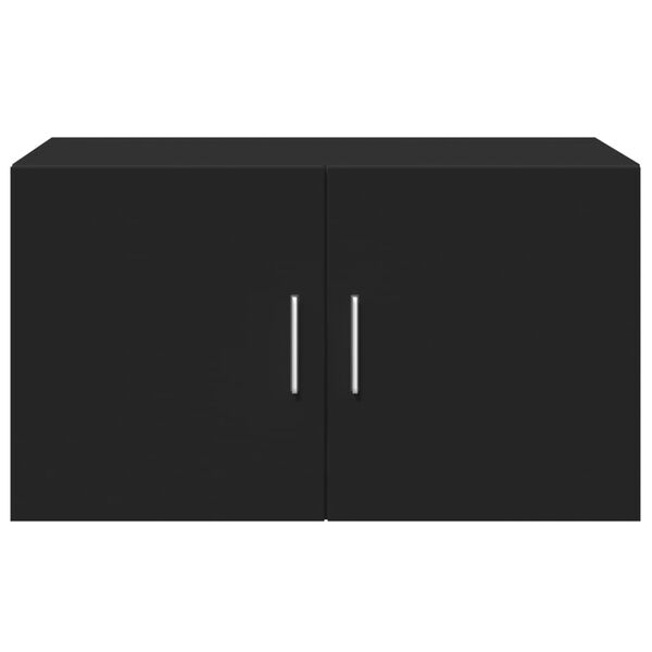 vidaXL fekete szerelt fa faliszekr&eacute;ny 70 x 42,5 x 40 cm