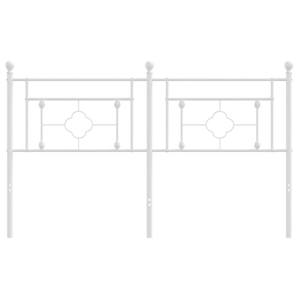 vidaXL feh&eacute;r f&eacute;m csere fejt&aacute;mla 160 cm