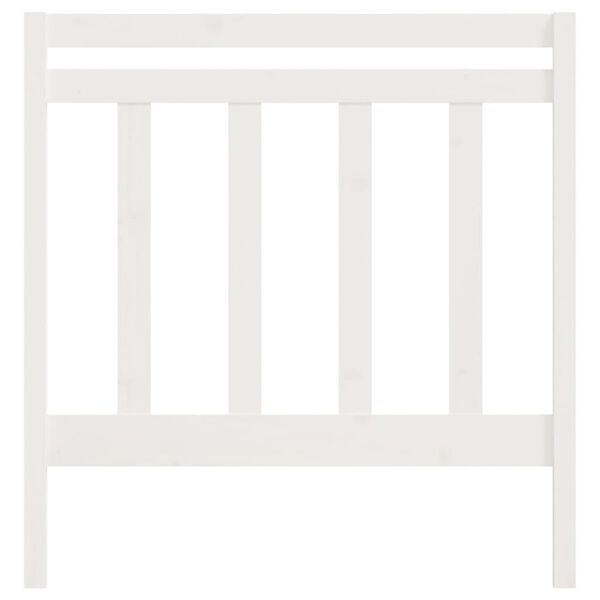 vidaXL feh&eacute;r t&ouml;m&ouml;r fenyőfa &aacute;gyfejt&aacute;mla 106 x 4 x 100 cm