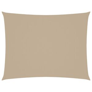 vidaXL b&eacute;zs t&eacute;glalap alak&uacute; oxford-sz&ouml;vet napvitorla 5 x 6 m