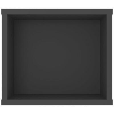 vidaXL szürke forgácslap függő TV-szekrény 100 x 30 x 26,5 cm