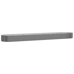vidaXL sz&uuml;rke horganyzott ac&eacute;l kerti magas&aacute;gy&aacute;s 507x100x36 cm