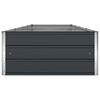 vidaXL N&ouml;v&eacute;nytart&oacute; Antracit 195 x 100 x 45 cm Horganyzott ac&eacute;l
