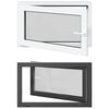 vidaXL Pinceablak RISOR 100 x 60 cm PVC &eacute;s &Uuml;veg Antracitsz&uuml;rke
