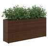 vidaXL barna polyrattan kerti &uuml;ltetől&aacute;da 2 cser&eacute;ppel 90x20x40 cm