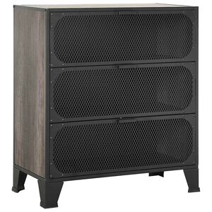 vidaXL sz&uuml;rke f&eacute;m &eacute;s MDF t&aacute;rol&oacute;szekr&eacute;ny 72 x 36 x 82 cm