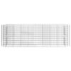 vidaXL horganyzott vas gabion magaságyás 330x50x100 cm