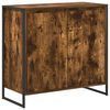 vidaXL Oldals&oacute; szekr&eacute;ny F&uuml;st&ouml;s t&ouml;lgy 79 x 36 x 75 cm Szerelt Fa