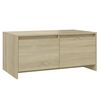 vidaXL sonoma t&ouml;lgy sz&iacute;nű szerelt fa doh&aacute;nyz&oacute;asztal 90x50x41,5 cm
