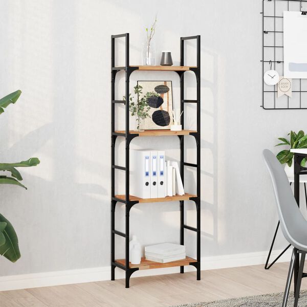 vidaXL olajbevonat&uacute; t&ouml;m&ouml;r ak&aacute;cfa f&uuml;ggőpolc 40 x 20 x 2 cm