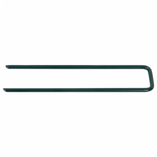 vidaXL 50 db U-alak&uacute; vas műfű r&ouml;gz&iacute;tő t&uuml;ske