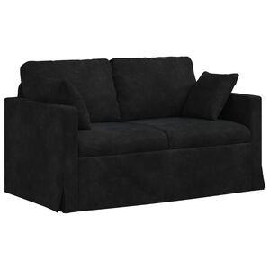 vidaXL Kanap&eacute; Fekete 138 x 78 x 80 cm B&aacute;rsony