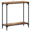 vidaXL Konzolasztal R&eacute;gi fa 75 x 30.5 x 75 cm Szerelt fa
