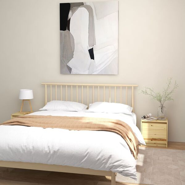 vidaXL 2 darab t&ouml;m&ouml;r fenyőfa &eacute;jjeliszekr&eacute;ny 40 x 30,5 x 40 cm