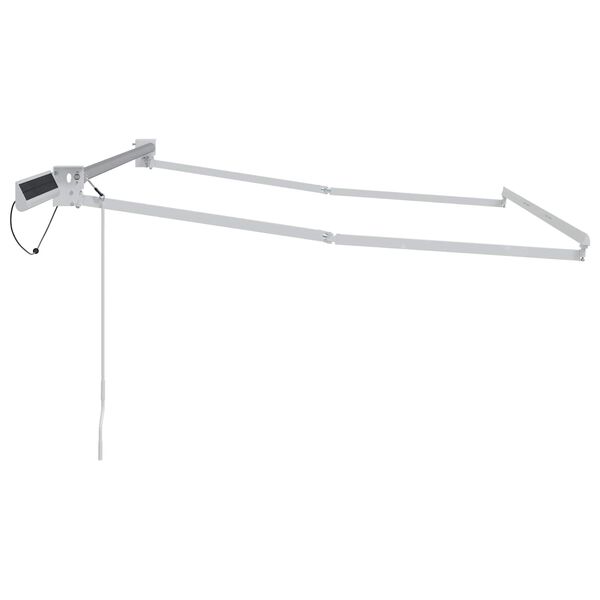 vidaXL Elektromos kih&uacute;zhat&oacute; napellenző keret Feh&eacute;r 3 x 2 m Ac&eacute;l