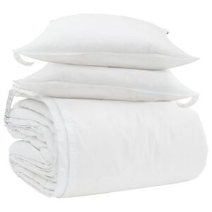 vidaXL Takar&oacute; szett p&aacute;rn&aacute;val 3 pcs Feh&eacute;r Levegőp&aacute;rna