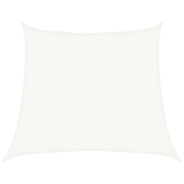 vidaXL feh&eacute;r HDPE napvitorla 160 g/m&sup2; 4/5 x 4 m