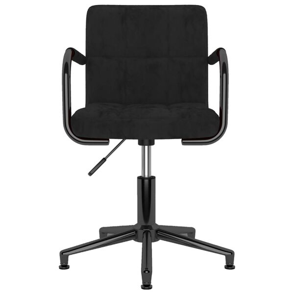 vidaXL fekete b&aacute;rsony forg&oacute; &eacute;tkezősz&eacute;k