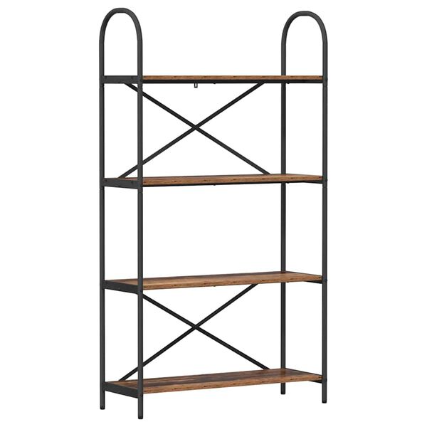 vidaXL K&ouml;nyvespolc &Ouml;reg fa 80 x 30 x 146 cm Faanyag