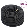 vidaXL fekete gumi &eacute;s PVC hibrid l&eacute;gt&ouml;mlő 0,6" 100 m