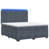 vidaXL Boxspring &aacute;gy matraccal S&ouml;t&eacute;tsz&uuml;rke 140 x 200 cm B&aacute;rsony