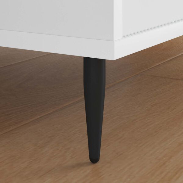 vidaXL B&uacute;tor l&aacute;bak 12 pcs Fekete &Oslash; 40 x 98 mm Vas