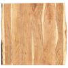 vidaXL t&ouml;m&ouml;r ak&aacute;cfa asztallap 58 x (50-60) x 3,8 cm
