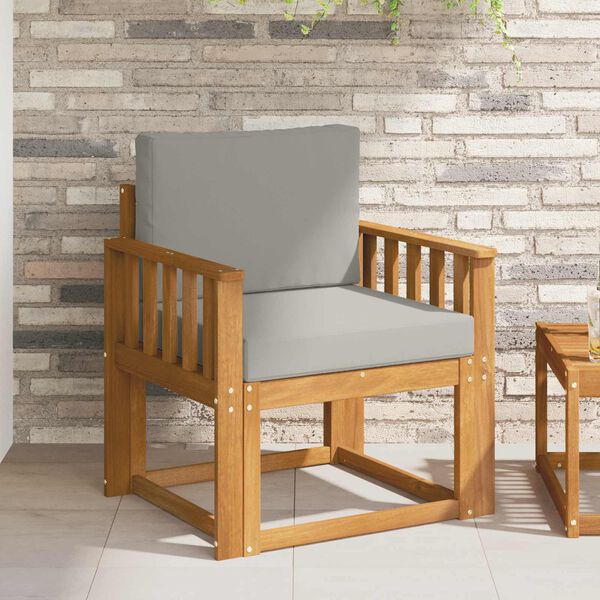 vidaXL K&uuml;lt&eacute;ri kanap&eacute; T&ouml;m&ouml;r ak&aacute;cfa &eacute;s poli&eacute;szter