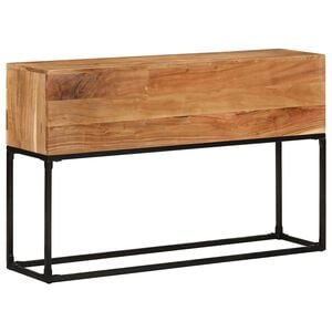 vidaXL t&ouml;m&ouml;r ak&aacute;cfa t&aacute;lal&oacute;asztal 120 x 30 x 75 cm