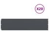 vidaXL Fűszeg&eacute;lyez&eacute;s 20 db 25 x 103 cm Hidegen hengerelt ac&eacute;l