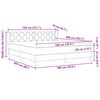 vidaXL Boxspring &aacute;gy matraccal matracmal Vil&aacute;gossz&uuml;rke 180 x 200 cm