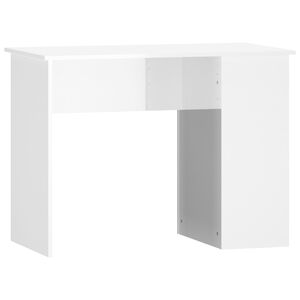 vidaXL magasf&eacute;nyű feh&eacute;r sz&iacute;nű szerelt fa &iacute;r&oacute;asztal 100x55x75 cm
