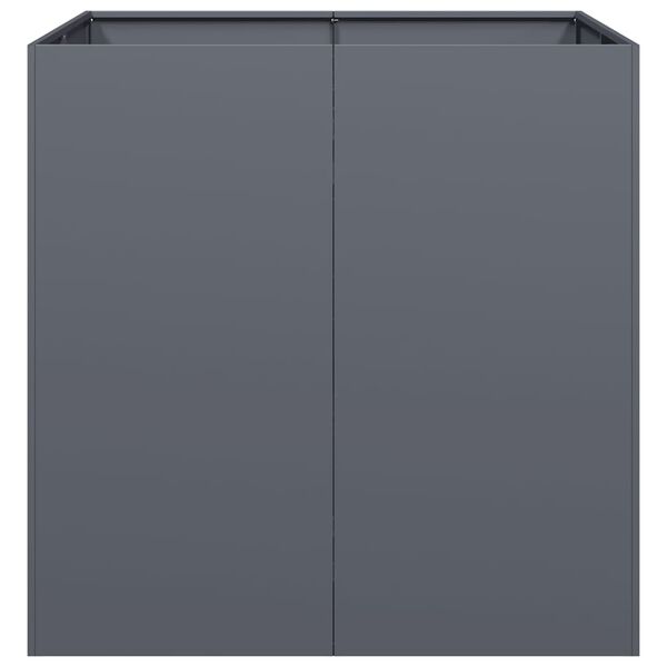 vidaXL antracitsz&uuml;rke ac&eacute;l n&ouml;v&eacute;nytart&oacute; 80x80x80 cm