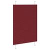 vidaXL plisz&iacute;rozott redőny Bordeaux piros 95x150 cm sz&ouml;vetsz&eacute;less&eacute;g